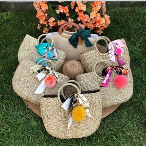 ❤️SOLD❤️ Handmade SeaGrass Handbags